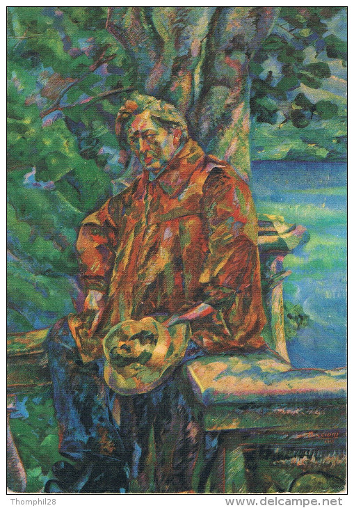 BOCCIONI (1882-1916) - Ritratto Del Maestro Busoni / Portrait De Maître Busoni  - Non Circulée, 2 Scans - Pintura & Cuadros