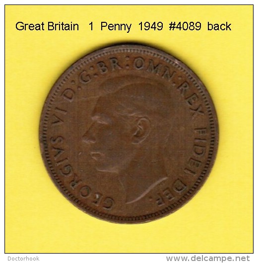 GREAT BRITAIN    1  PENNY  1949  (KM # 869) - D. 1 Penny