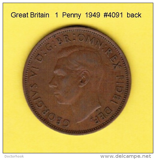 GREAT BRITAIN    1  PENNY  1949  (KM # 869) - D. 1 Penny