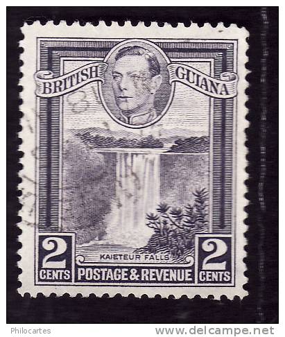 GUYANE  1938-45  --   George VI  - Oblitéré - Guyane Britannique (...-1966)