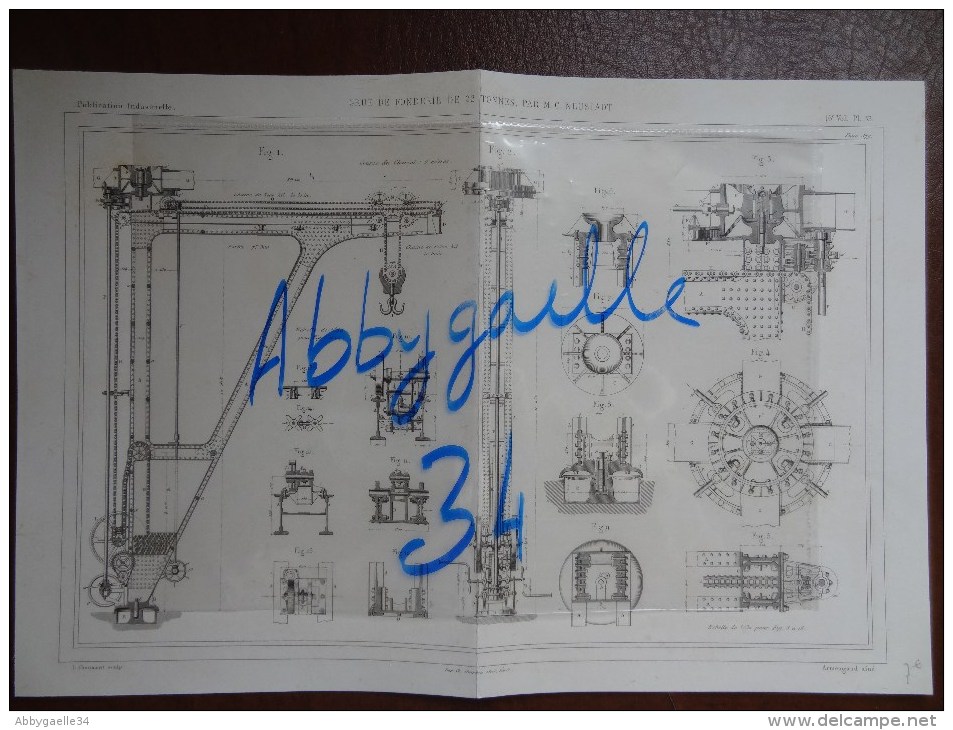 GRUE DE FONDERIE DE 22 TONNES, PAR M. C. NEUSTADT Publication Industrielle - Machines