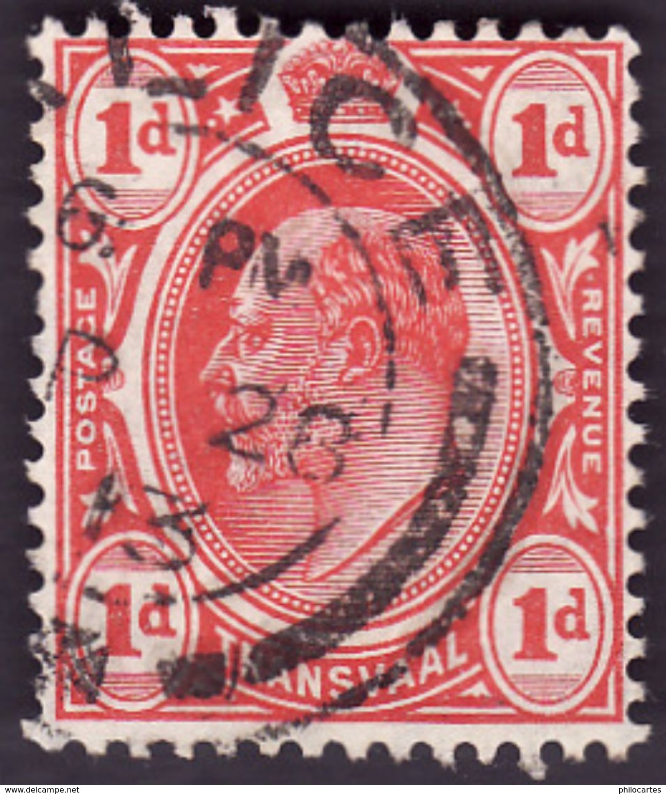 TRANSVAAL  1906  -  YT  178  -  Edouard VII  - Oblitéré - Transvaal (1870-1909)
