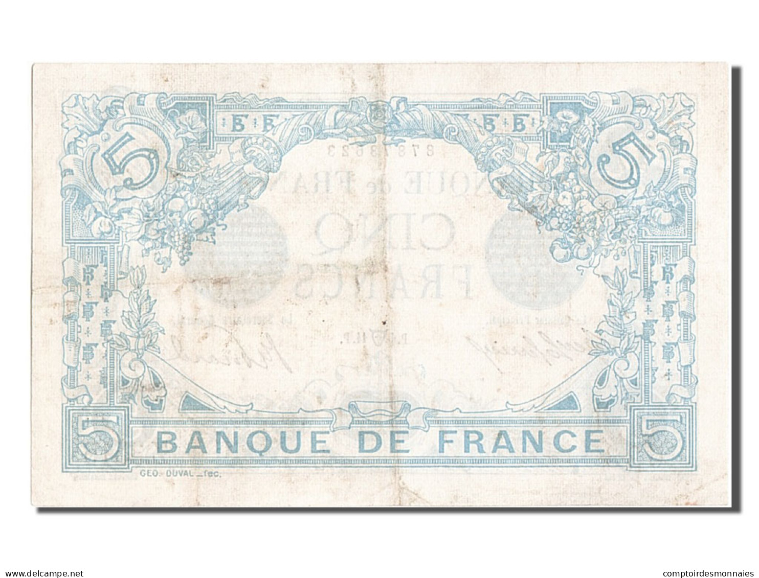 Billet, France, 5 Francs, 5 F 1912-1917 ''Bleu'', 1914, 1914-04-01, TTB+ - 5 F 1912-1917 ''Bleu''