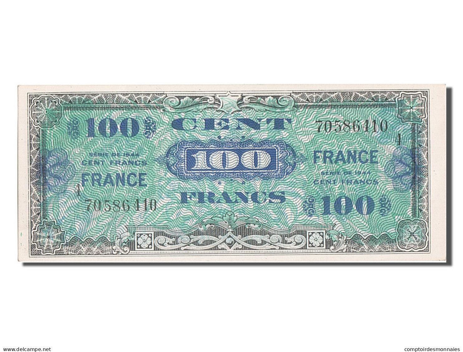 Billet, France, 100 Francs, 1945 Verso France, NEUF, Fayette:VF25.4, KM:123c - 1945 Verso France