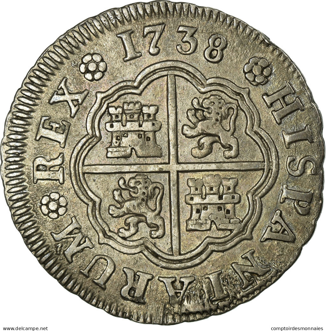 Monnaie, Espagne, Philip V, Real, 1738, Madrid, SUP, Argent, KM:298 - First Minting