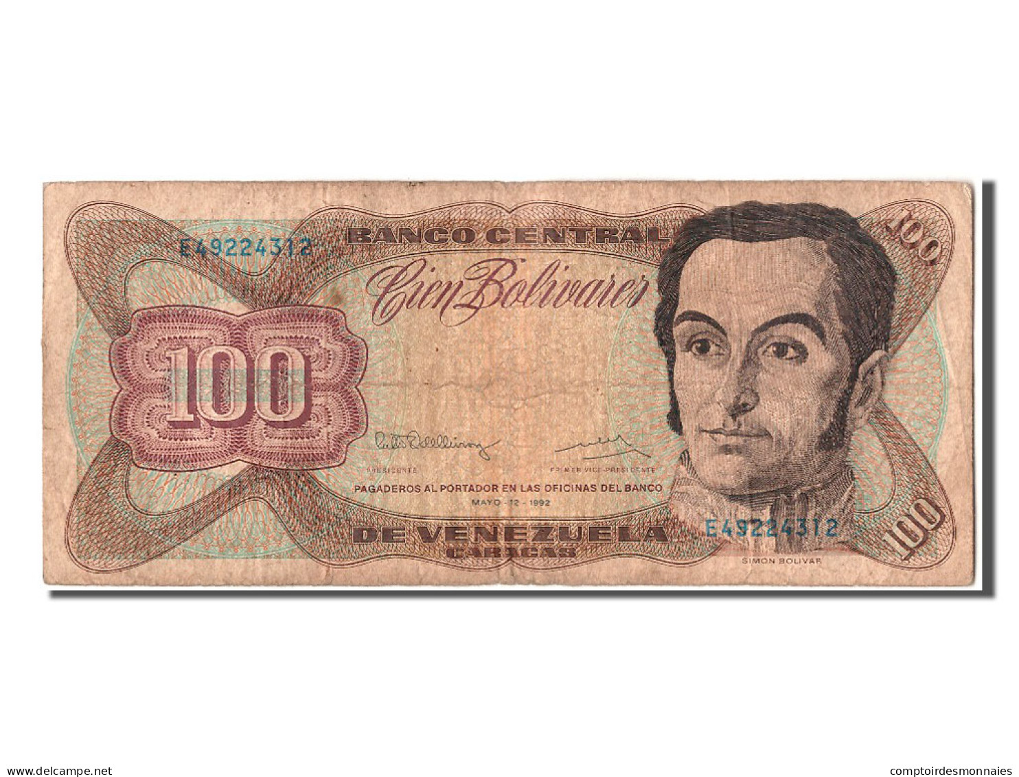 [#303109] Venezuela, 100 Bolivares Type Bolivar - Venezuela