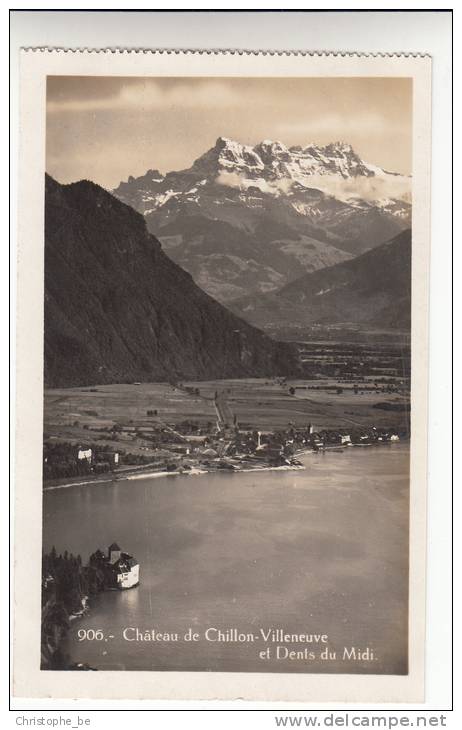 AK Château De Chillon Villeneuve Et Dents Du Midi (pk11666) - Villeneuve