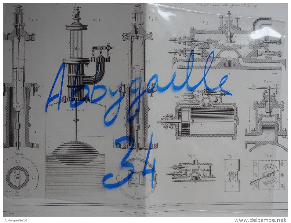 APPAREIL DE NIVEAUX D'EAU --- TIROIRS DE DISTRIBUTIONS, Indicateur Magnétique Par Lethuillier Publication Industrielle - Machines