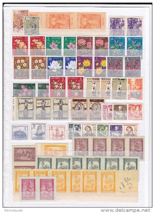 CHINA : MACAU - STOCK **/* - COTE MICHEL > 2200 EUR ! - Collections, Lots & Series