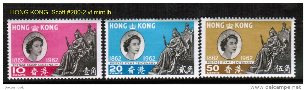 HONG KONG   Scott  # 200-2*  VF MINT LH - Unused Stamps