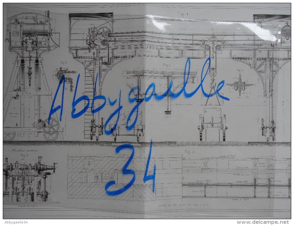 GRUE ROULANTE A VAPEUR DE 10 TONNES, PAR M. QUILLACQ Publication Industrielle - Tools