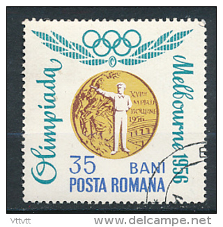 ROUMANIE, JO MELBOURNE 1956 : Timbre, Médaille, Tir - Sommer 1956: Melbourne
