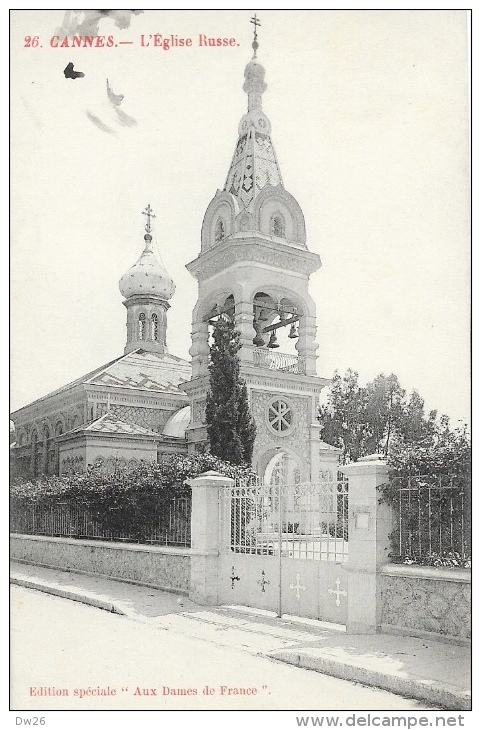 Cannes - L'Eglise Russe En 1910 - Carte Non Circulée - Cannes