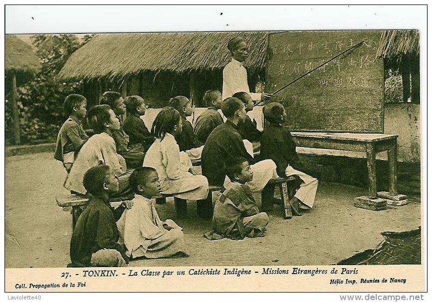 INDOCHINE - COCHINCHINE - TONKIN - Catechiste Indigenes - Viêt-Nam