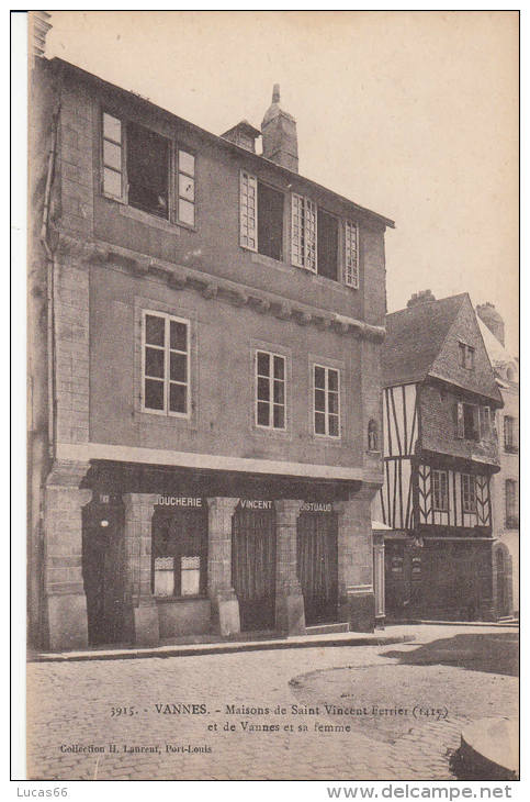 C1920 VANNES MAISONS DE SAINT VINCENT FERRIER - Vannes