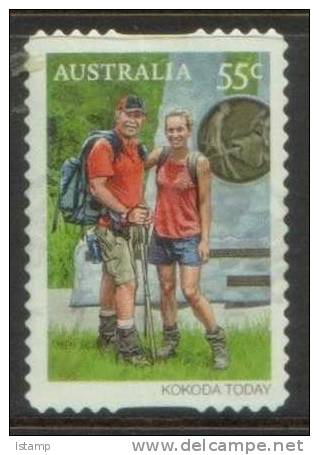 2010 - Australian Kokoda 55c TODAY Stamp FU Self Adhesive - Used Stamps