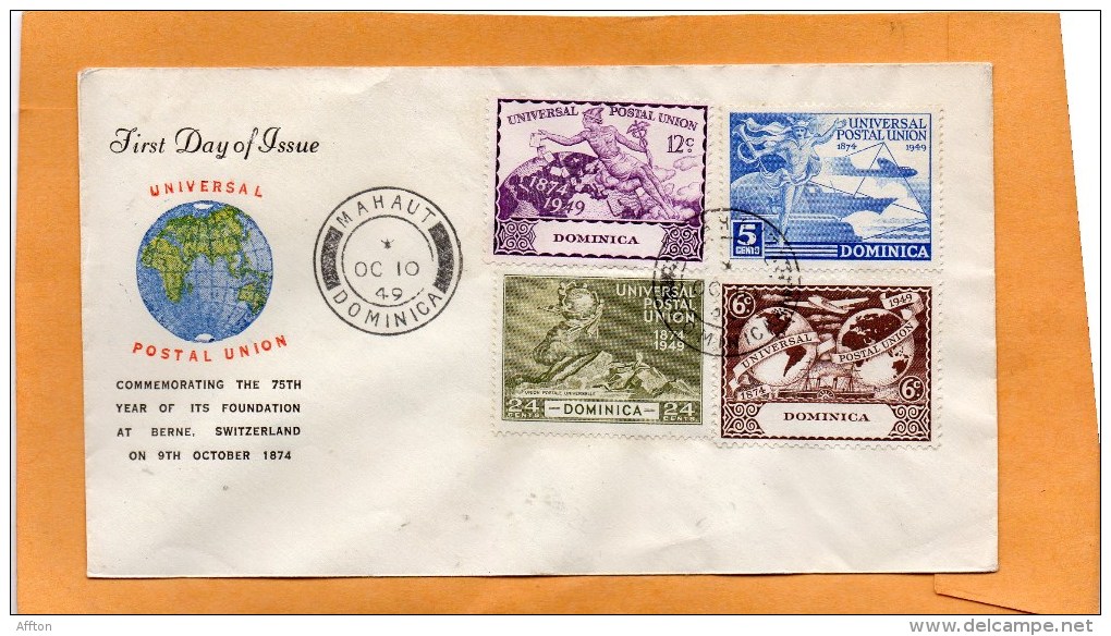 Dominica 1949 FDC - Dominica (...-1978)