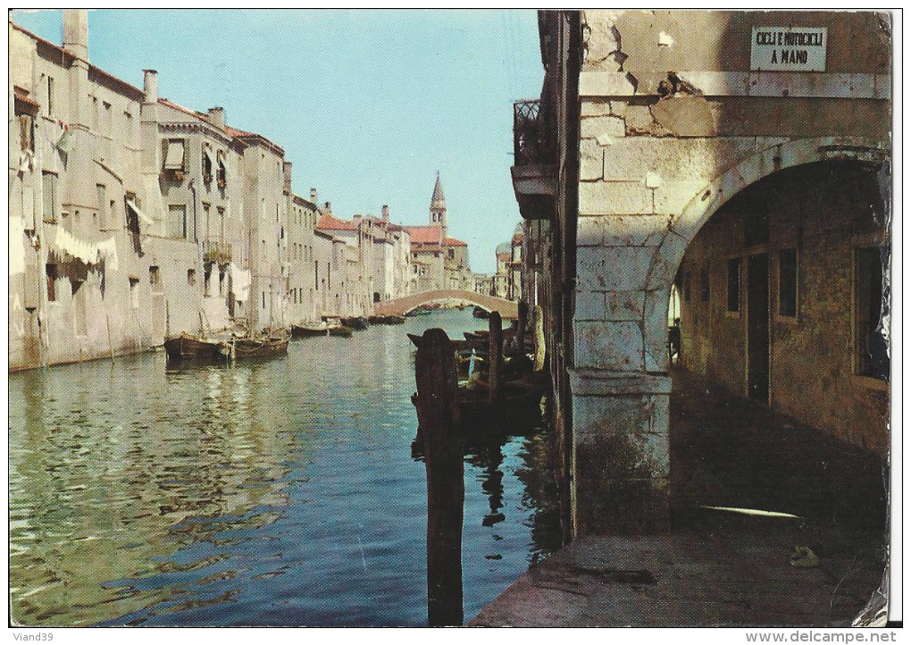 Chioggia - Canal Venda - 1965 - Chioggia