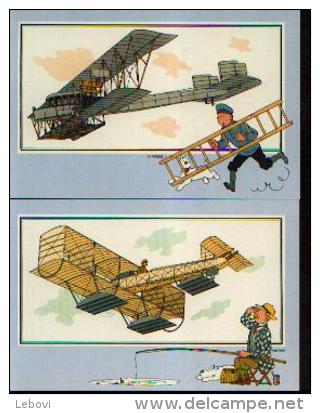 TINTIN - Collection « VOIR ET SAVOIR : Aviation Des Origines à 1914 » INcomplète (8/10 Séries) - Chromos