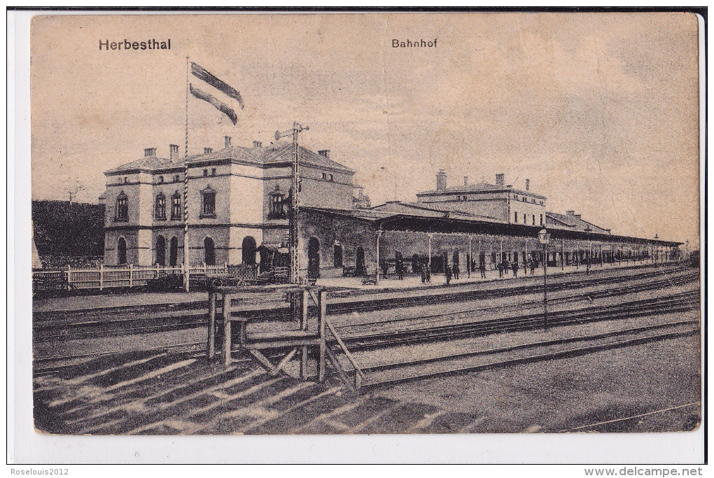 HERBESTHAL : Bahnhof - Gare - Lontzen