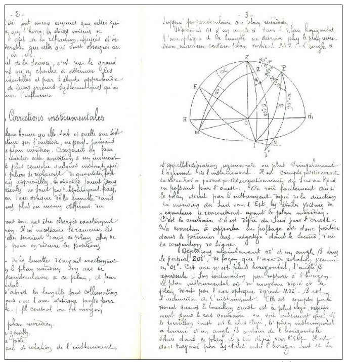 Theorie Des Ascensions Droites Cours D'astronomie Observatoire De Paris Notes Du Commandant Defforges - Astronomie