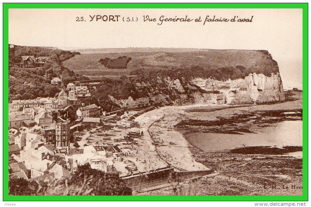 DEUXC.P.A. YPORT Vues Générales Et Falaise D'aval .(recto Verso) - Yport