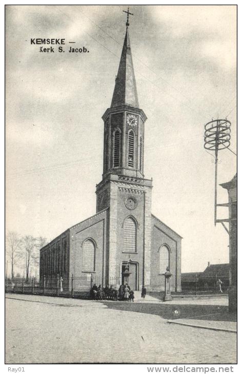 BELGIQUE - FLANDRE ORIENTALE - STEKENE - KEMZEKE - KEMSEKE - Kerk S. Jacob. - Stekene