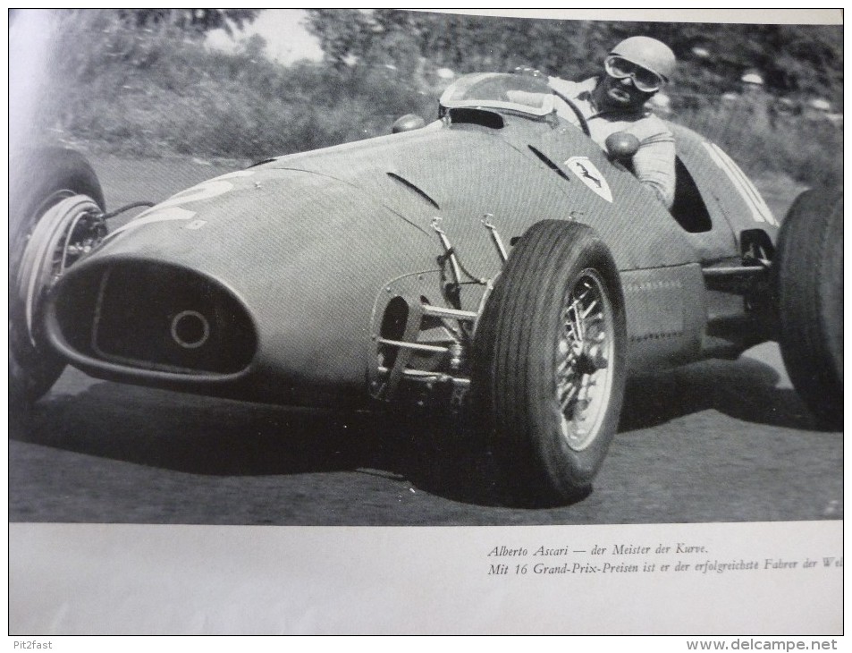 Der Rennfahrer Und Sein Wagen ,1954, Motorsport - Buch , Rennwagen , Mercedes , Bregenz  - Lochau , Vorarlberg , Ferrari - KFZ