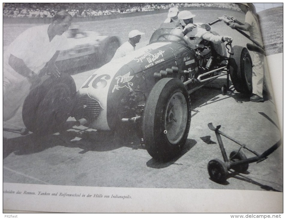 Der Rennfahrer und sein Wagen ,1954, Motorsport - Buch , Rennwagen , Mercedes , Bregenz  - Lochau , Vorarlberg , Ferrari