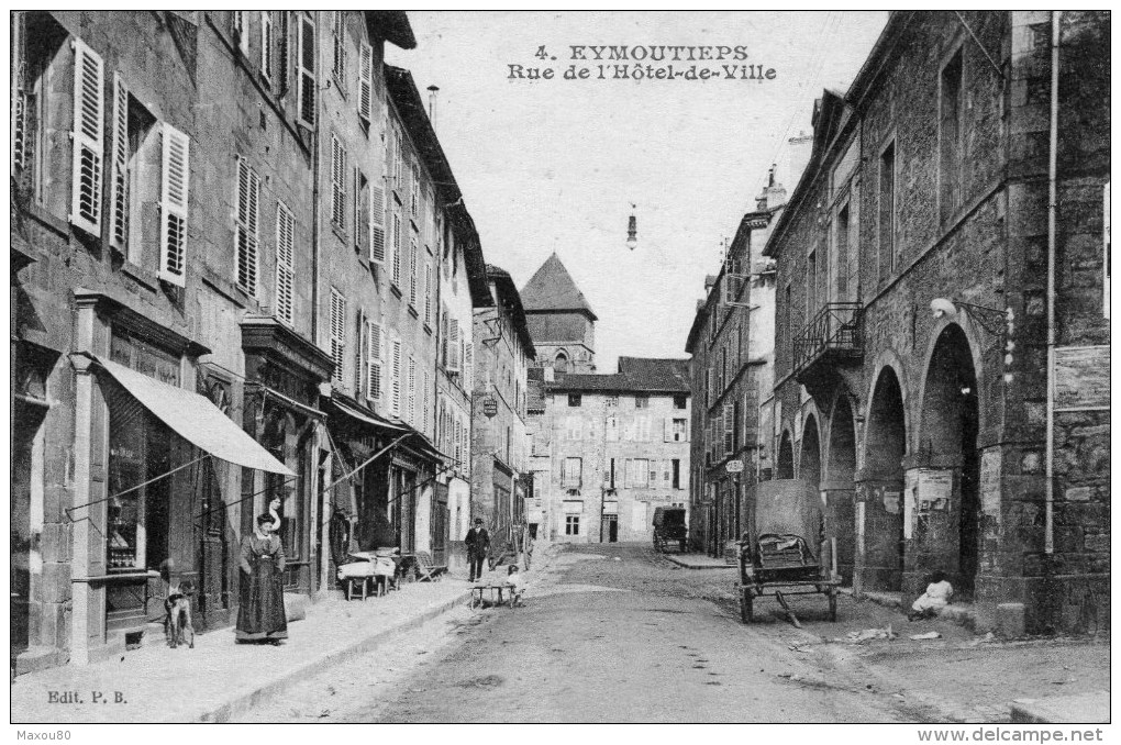 EYMOUTIERS - Rue De L'Hôtel De Ville  - - Eymoutiers