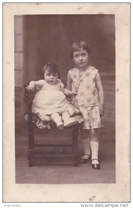 Carte-Photo , ENFANTS , Petites Filles - Ritratti