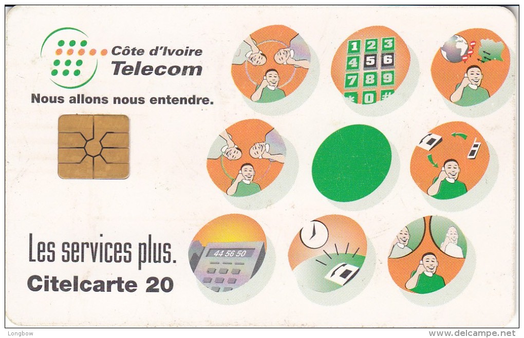 IVORY COAST - 24 - TELECOM'S SERVICES - Costa De Marfil