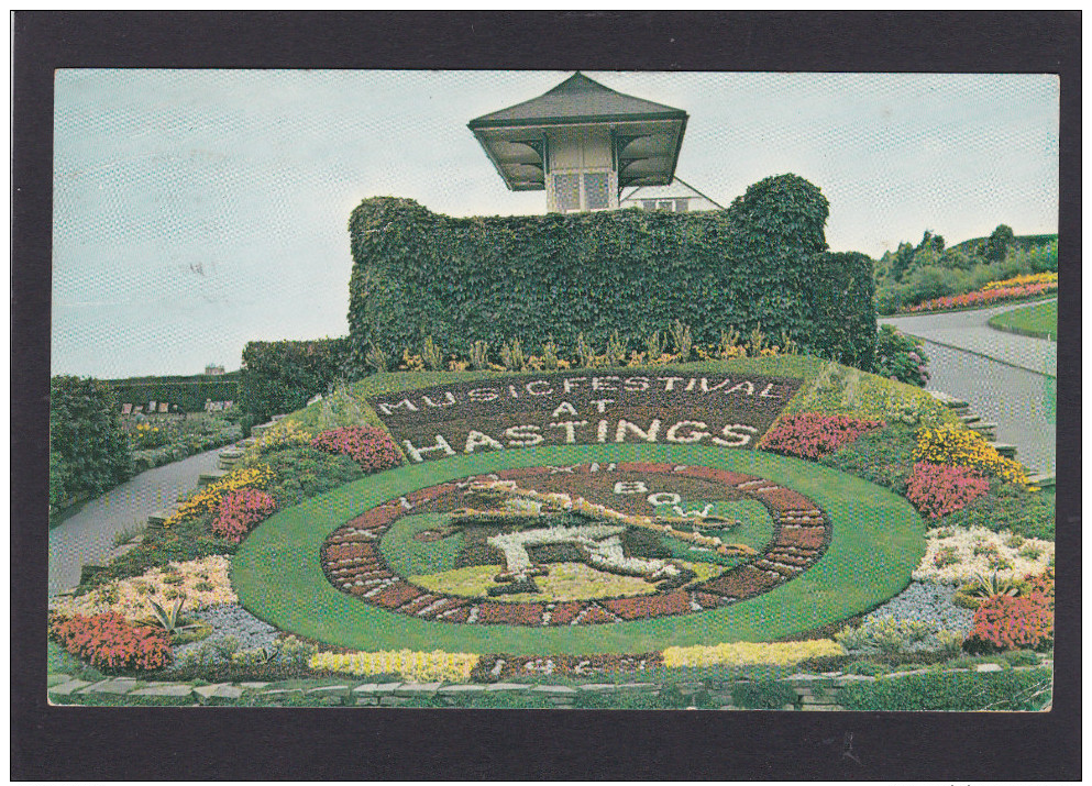 Floral Clock,Hastings,Sussex,Q26. - Hastings