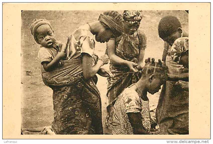 Pays Div- Afrique - Ref B367- Congo Francais - Salon De Coiffure   -carte Bon Etat  - - Congo Français