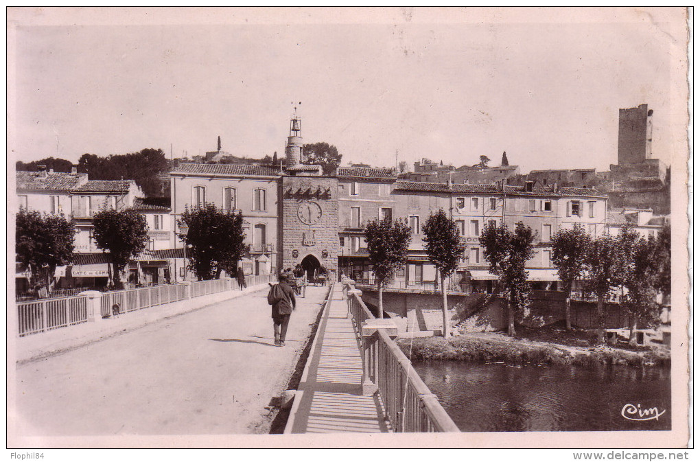 GARD - SOMMIERES - PANORAMA PRIS DU PONT. - Valleraugue