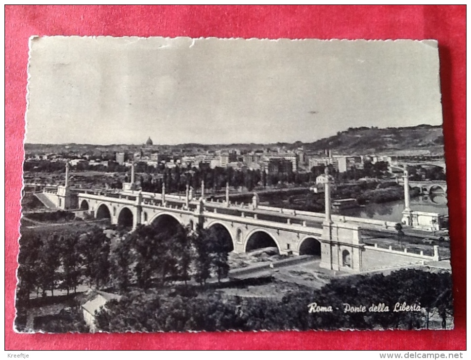 Italia Roma. Ponte Della Libertà -> Olanda 1968 - Bruggen