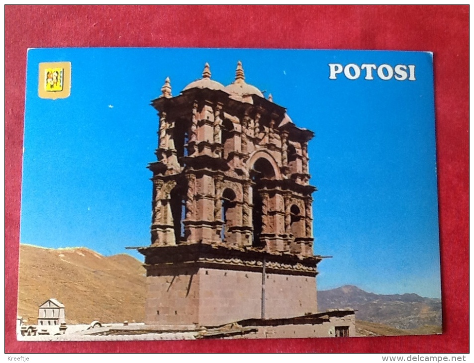 Bolivia Potosi. Torre De La Iglesia De La Compañia De Jesús - Bolivië