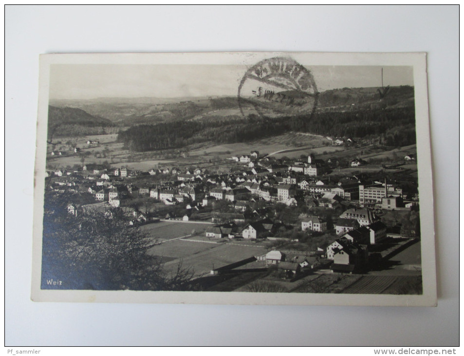 AK / Fotokarte 1927 Weiz Panorama / Gesamtansicht Aufnahme Von Franz Knollmüller, Graz Verlag Ernst Dellefant - Weiz