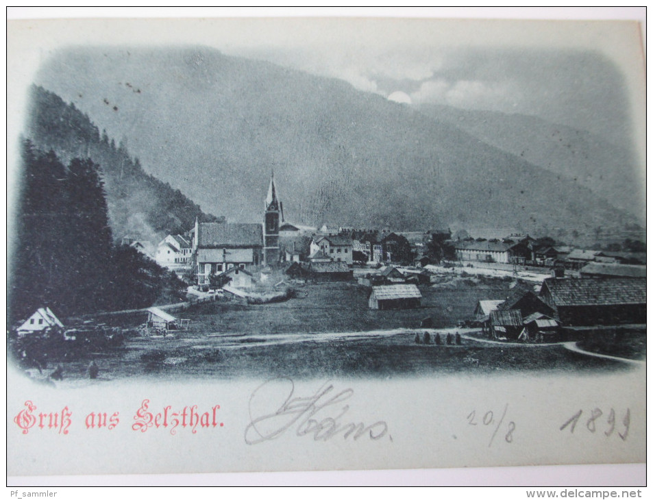 AK / Bildpostkarte 1899 Gruß Aus Selzthal Photographie Und Verlag Von Hans Schullerbauer, Graz - Selzthal