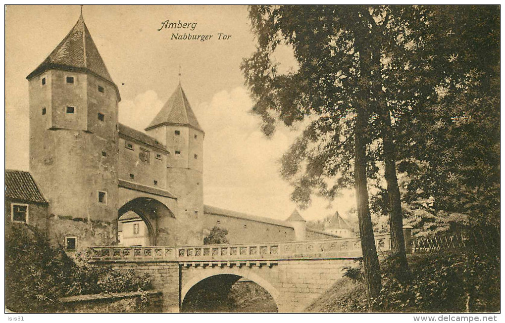 Allemagne - Germany - Bavière - Amberg - Nabburger Tor - état - Amberg