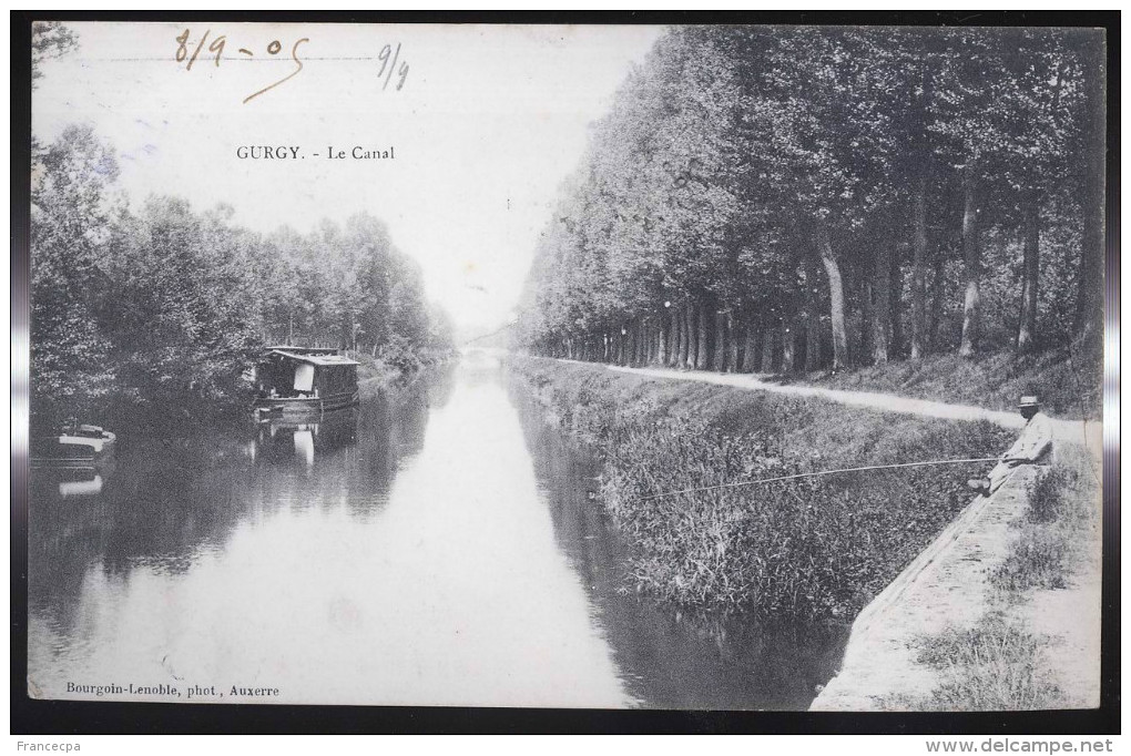 89-140 - YONNE - GURGY - Le Canal - Gurgy