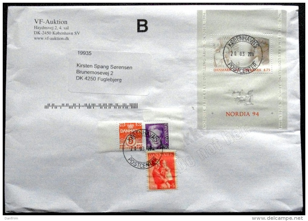 Denmark 2014 København 20-3-2014 ( Lot 2737 ) - Cartas & Documentos