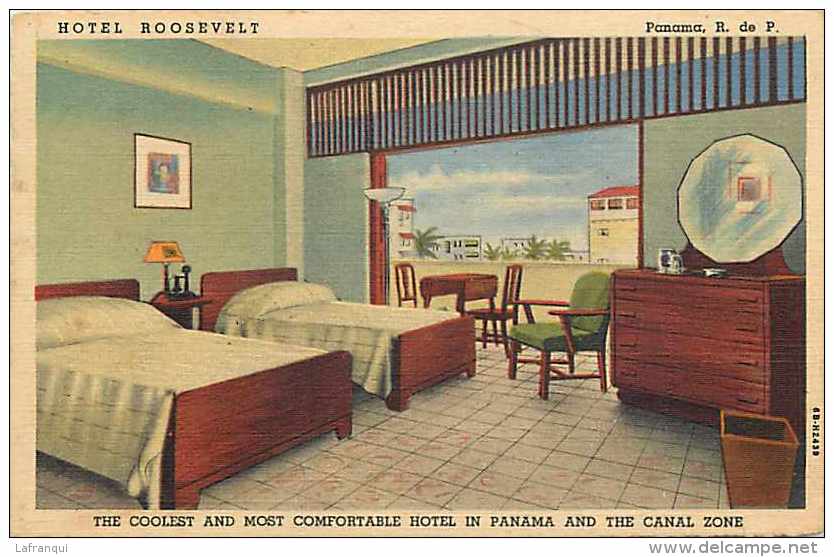 Pays Div- Amerique Du Sud  Ref B304- Panama -hotel Roosevelt -canal Zone  - Carte Bon Etat  - - Panama