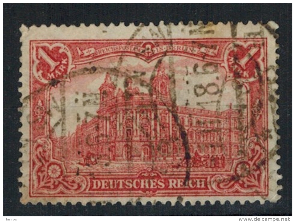 Deutsches-Rreich 1905, MiNr. 94 AI,(o) 1 M., Zustand: Gut - Gebraucht