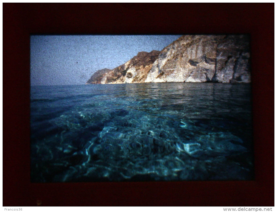 Planche De 20 Photos Diapositives Du Photographe Laurent WIAME Student Of Gene Fenn - Ponza 1988 Italie Italia - Persone Identificate