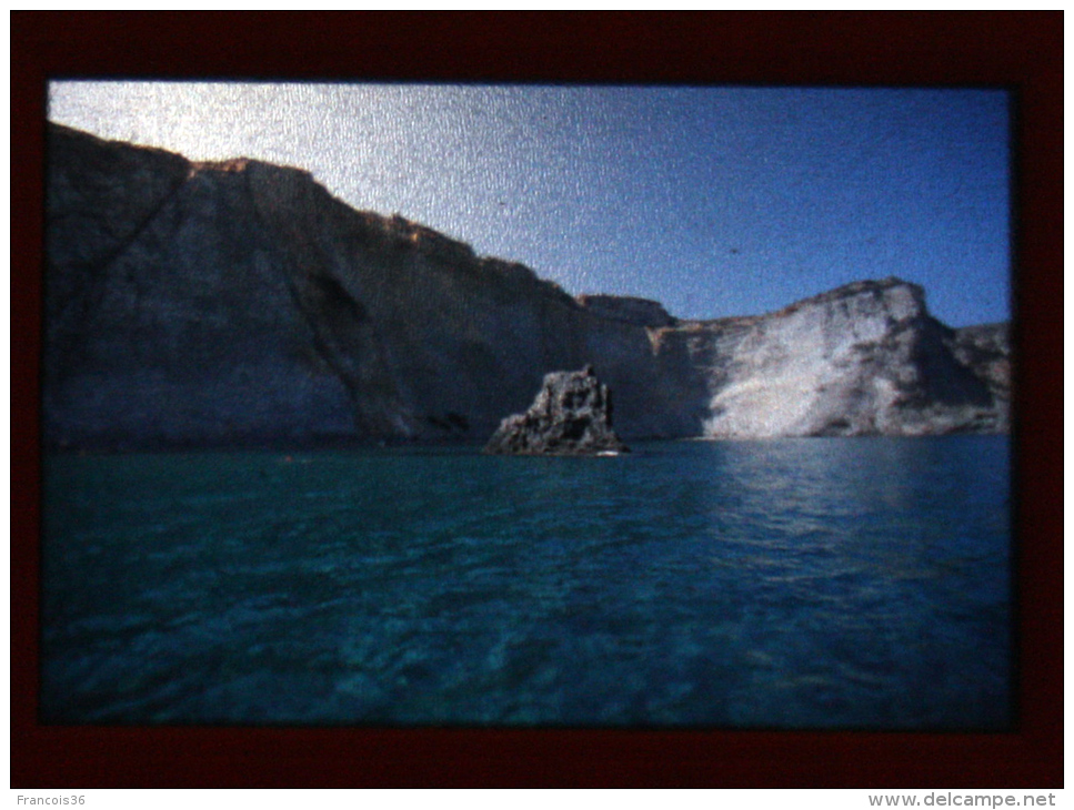 Planche De 20 Photos Diapositives Du Photographe Laurent WIAME Student Of Gene Fenn - Ponza 1988 Italie Italia - Persone Identificate