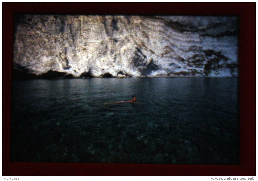 Planche De 20 Photos Diapositives Du Photographe Laurent WIAME Student Of Gene Fenn - Ponza 1988 Italie Italia - Persone Identificate