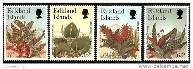 (149) Falkland Isl.   Flora / Plants / Ferns / Farne / Pflanzen **  / Mnh  Michel 687-90 - Georgias Del Sur (Islas)