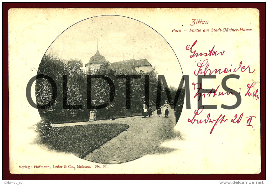 ZITTAU - PARK - PARTIE AM STADT-GARTNER-HAUSE - 1900 PC - Görlitz