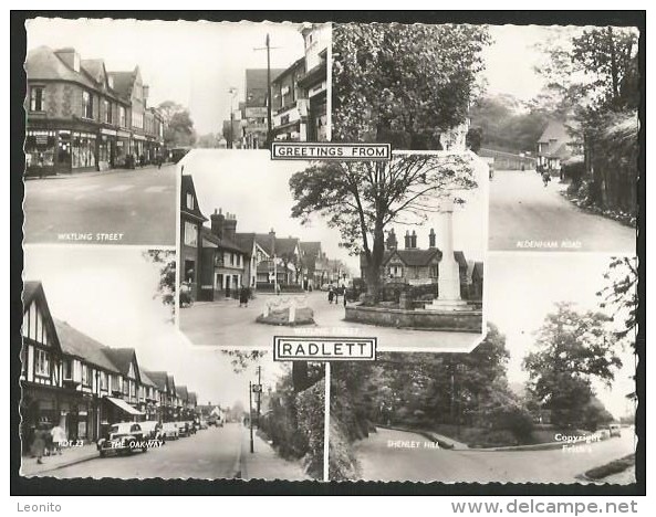 RADLETT Watling Street Oakway Aldenham Road Sehnley Hill Herefordshire 1958 - Herefordshire